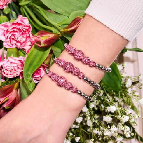 Volle Blüte | Kristallkaskade Kikiballa Armband